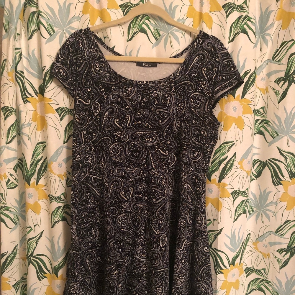 XL b&w patterned dress✨